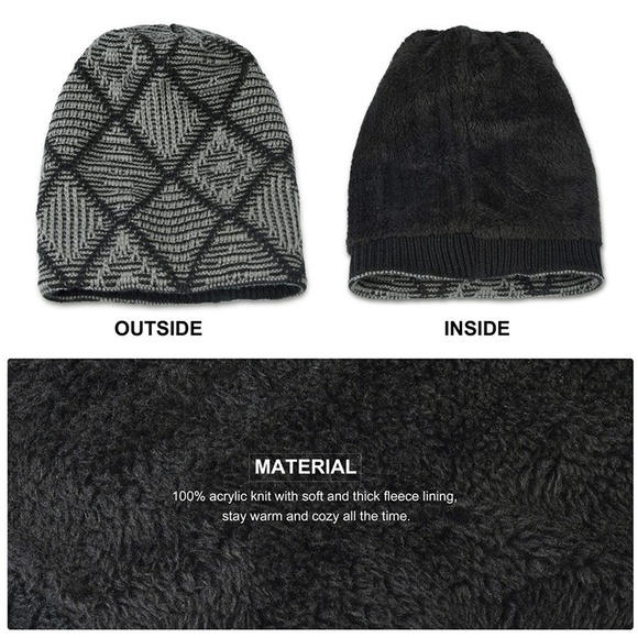 Unisex Beanie Hat Knit Hat - Picture 4 of 4